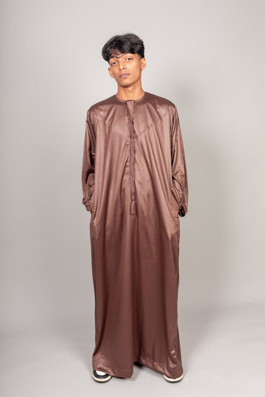 Lustre Thobe Series cocoa teal